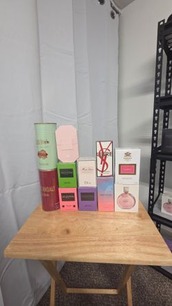 "Elegant Women's Perfumes Available Now."