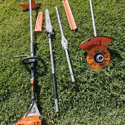 Stihl KM 111 R With 4 Attachments 