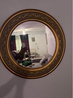 Clock and mirror