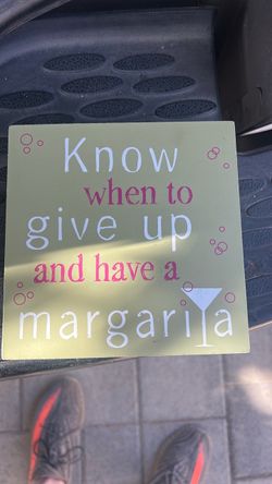 Margarita Novelty Decorative Sign