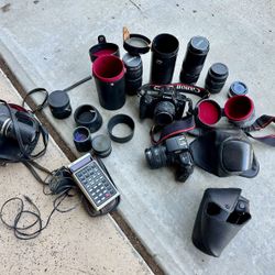 Misc camera Equipment Lenses etc