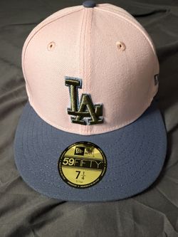 New Era 59fifty Dodgers 1980 All Star Game Pink Fitted Hat Size 7 1/4