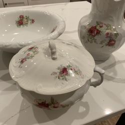 Antique Basin & Pitcher