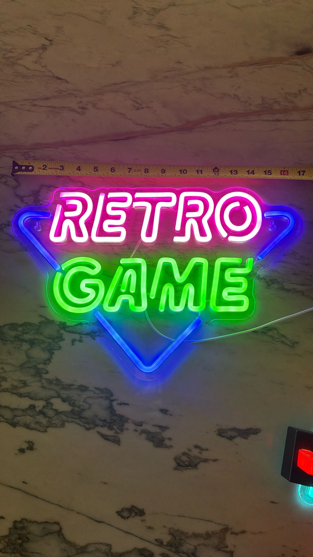Neon Lights Gaming Decoration