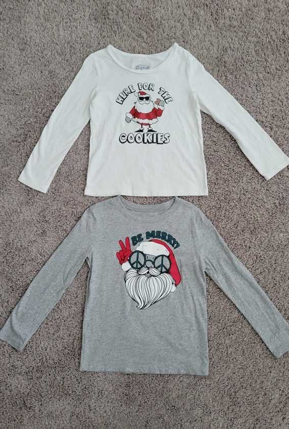Christmas Shirts Size 5T