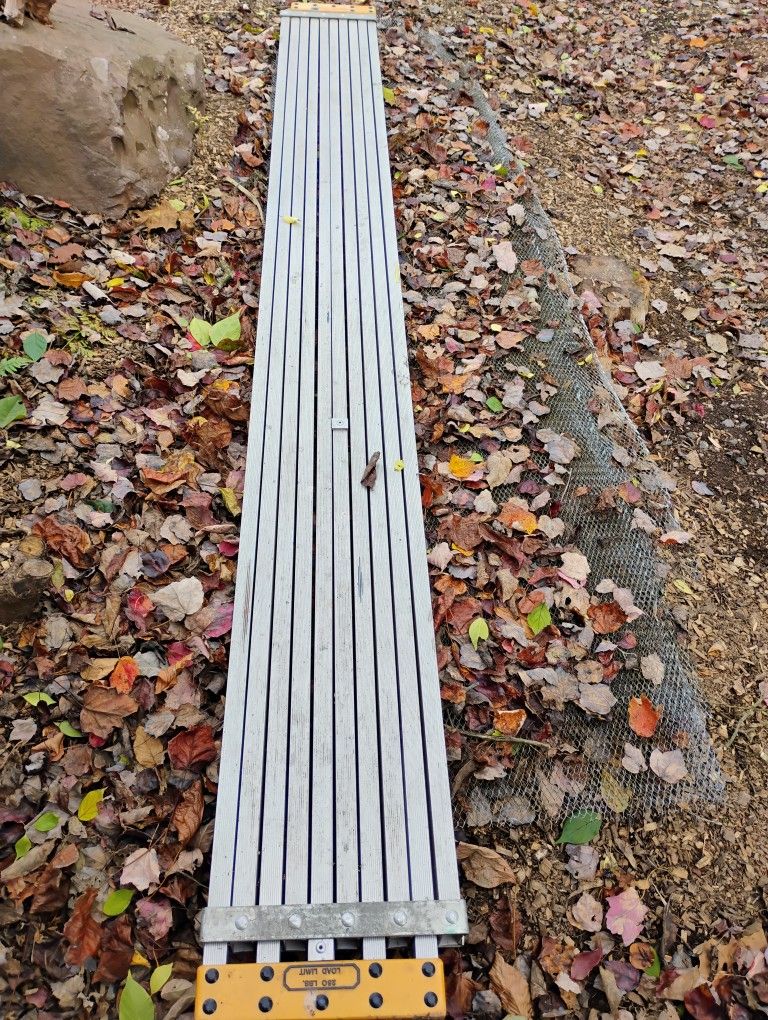 10' -17' Telescopic Aluminum LadderPlank