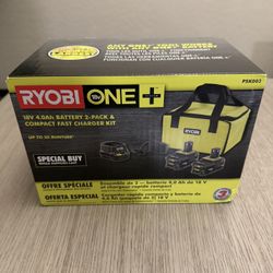 RYOBI 18V ONE+ Starter Kit 