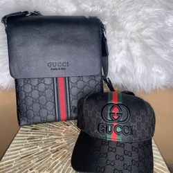 Messenger Bag And Hat Gift Set 