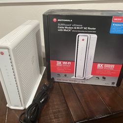 Motorola Arris Modem Model: SBG6782-AC