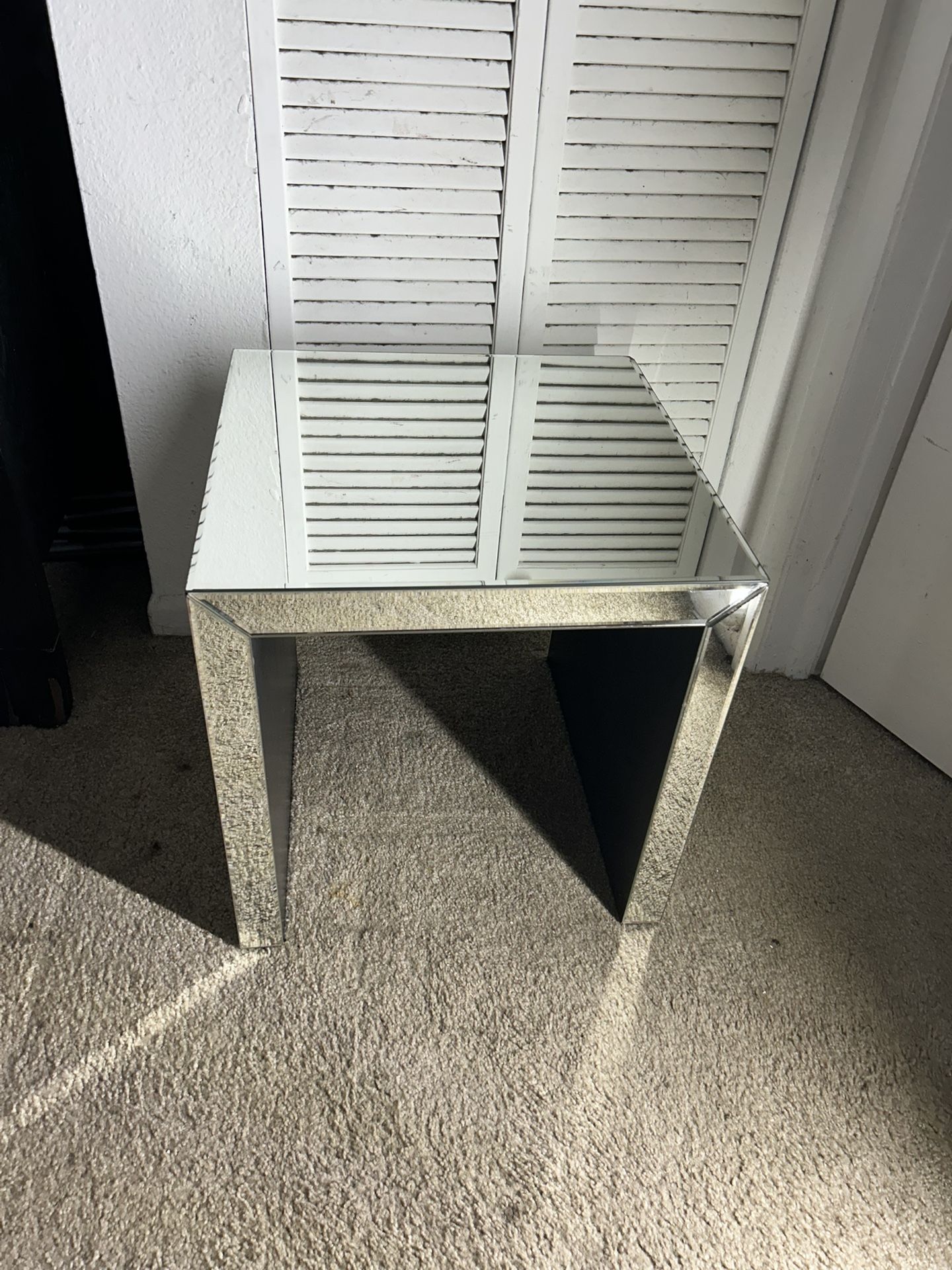 Mirror Side Table 