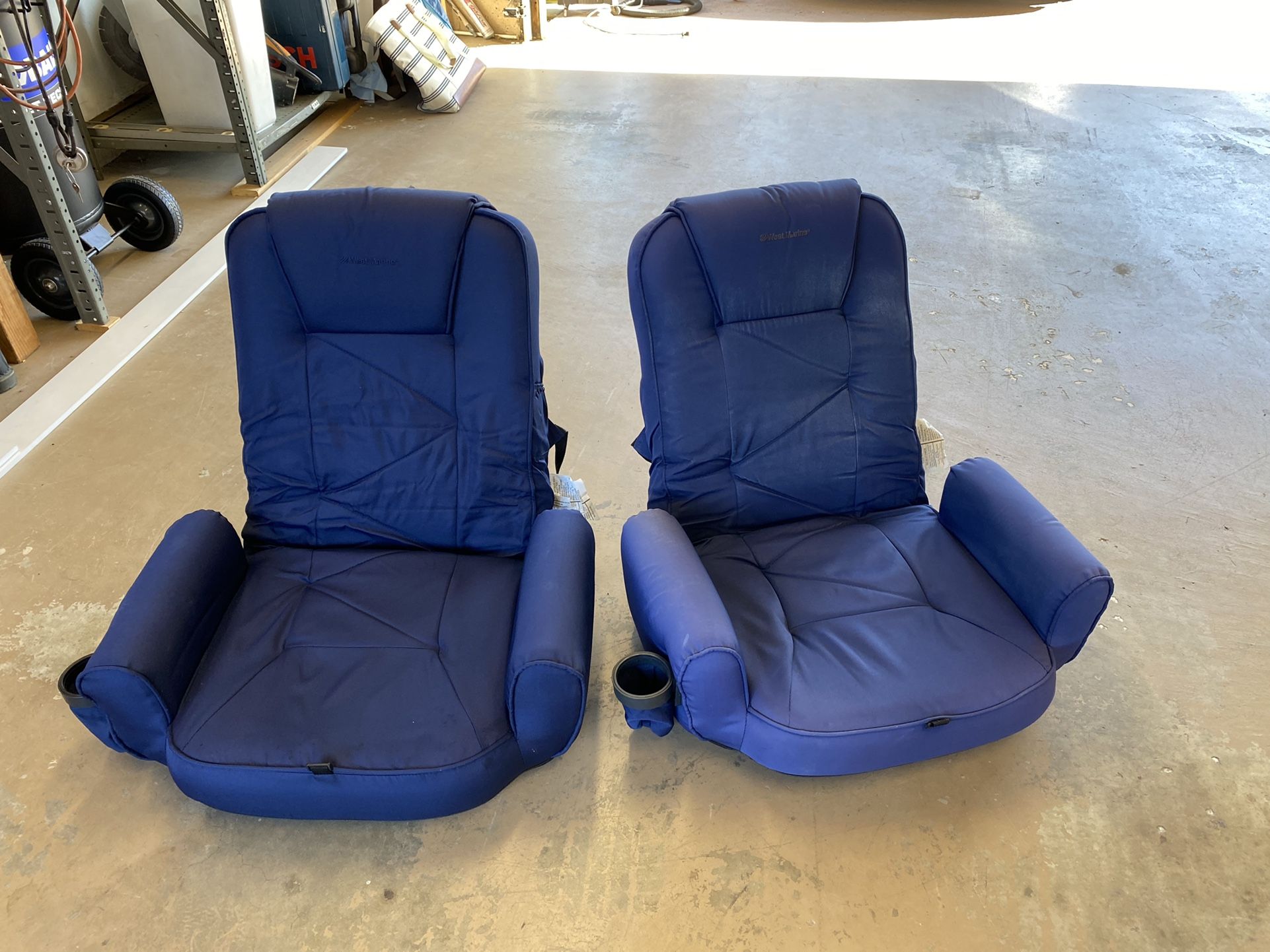 West Marine Folding Deck Chairs