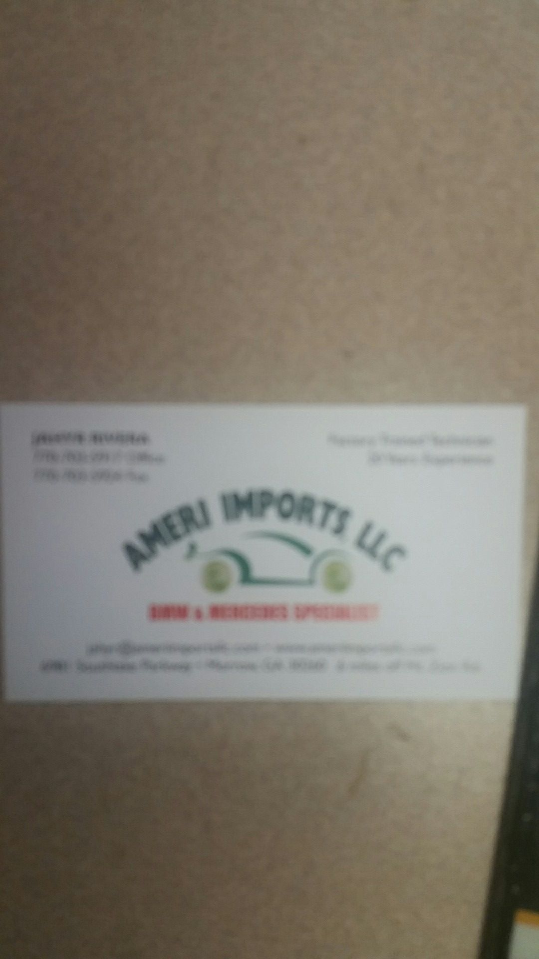 Tires Ameri Imports LLC