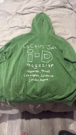 Cactus Jack x i-D Magazine Green Hoodie