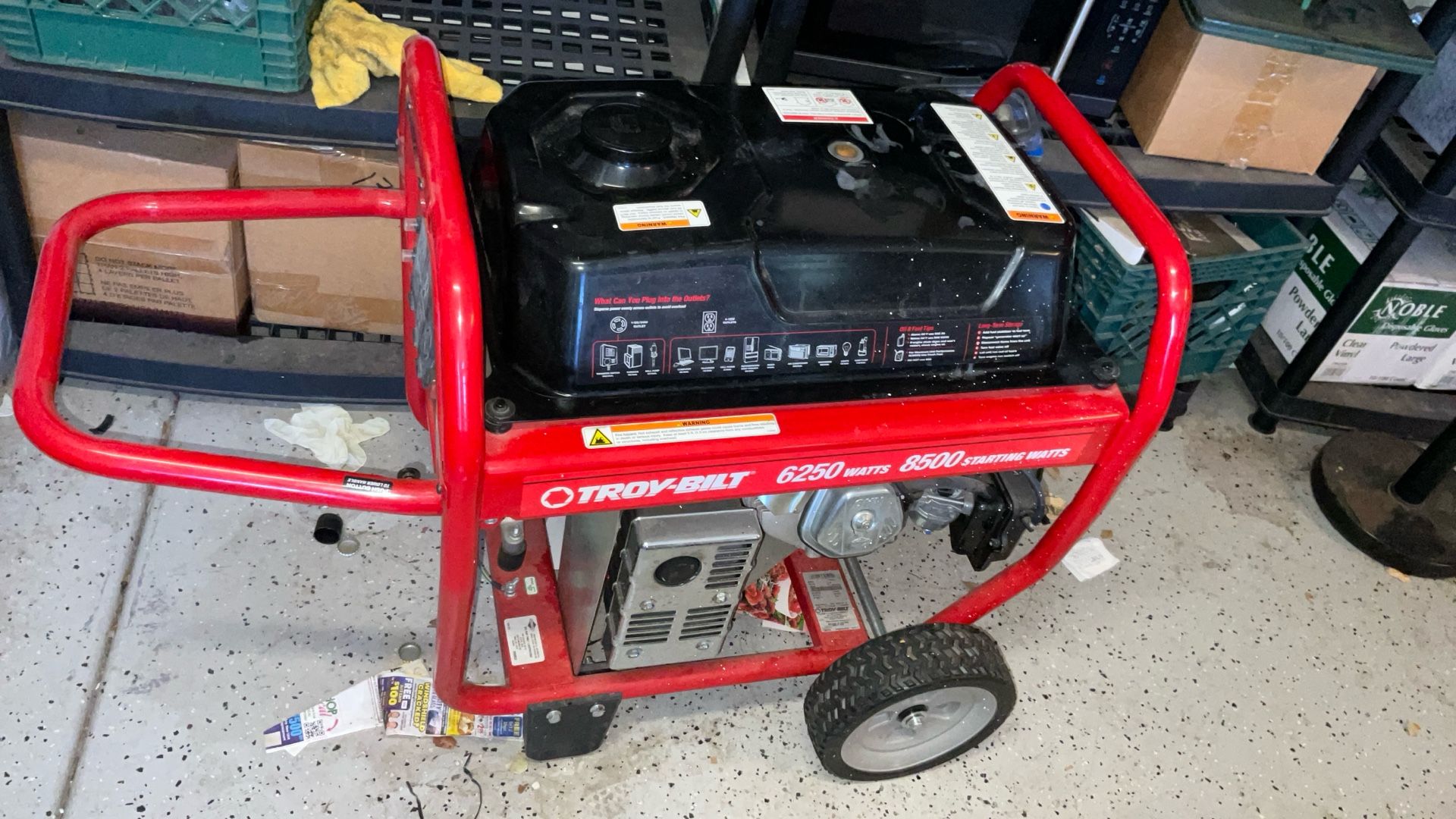 TRY BILT 6250 Watt Generator Great Condition 