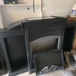 Electric Fireplace With Remote