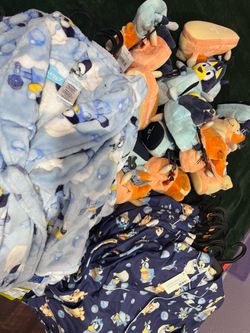 Toddler bluey pajamas bundle