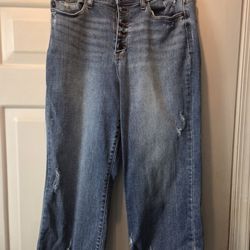 Judy Blue Wide Leg Jeans 