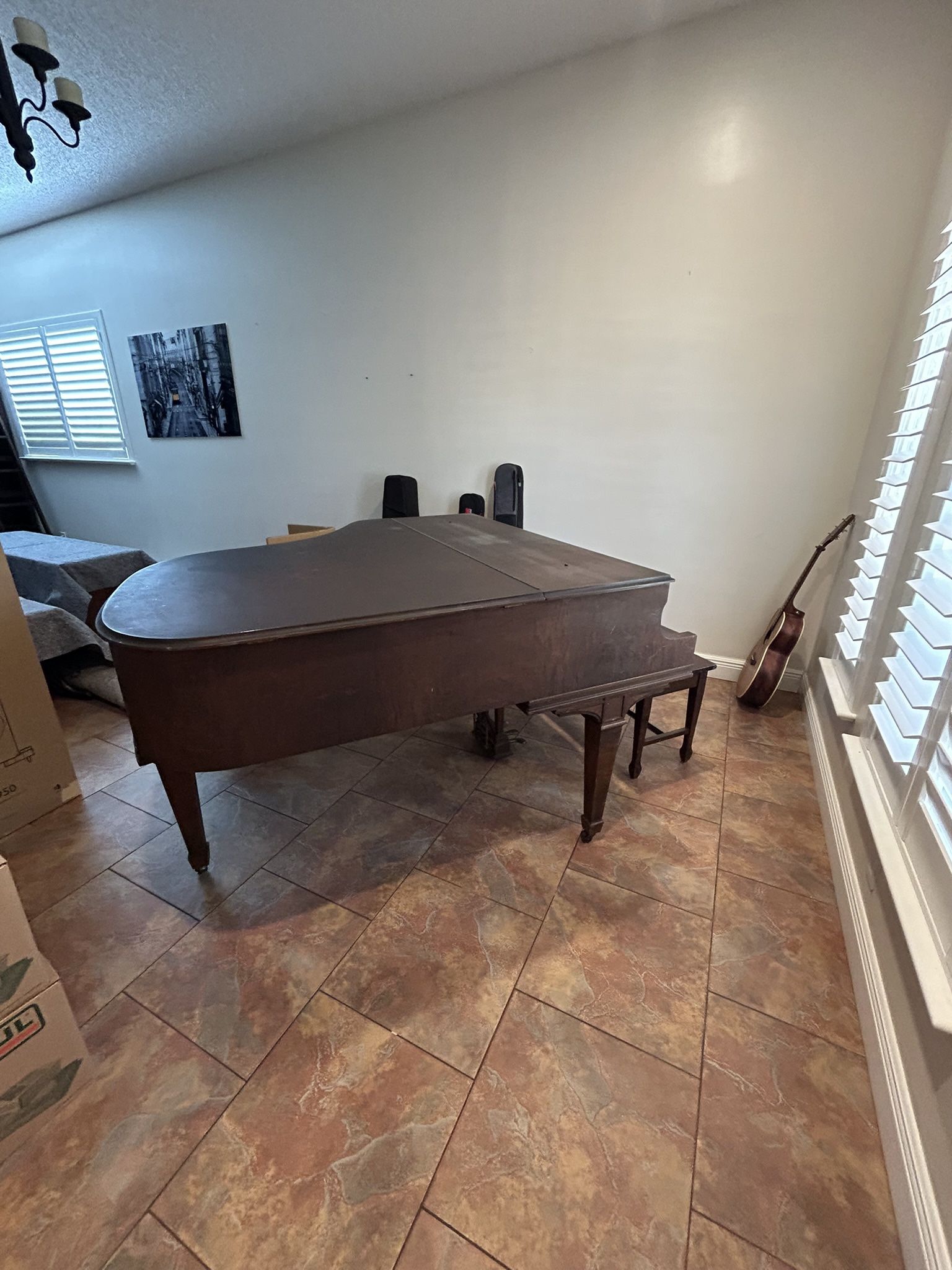 Antique Baby Grand Piano