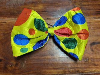 Oversized Clown Bow Tie Costume Accessory