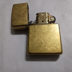 Brass Zippo Lighter Use