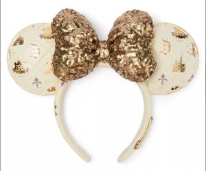 Minnie Mouse Ears Headband for Adults, Disneyland 70th Anniversary
