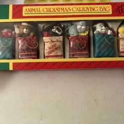 ANIMALS CHRISTMAS ORNAMENTS