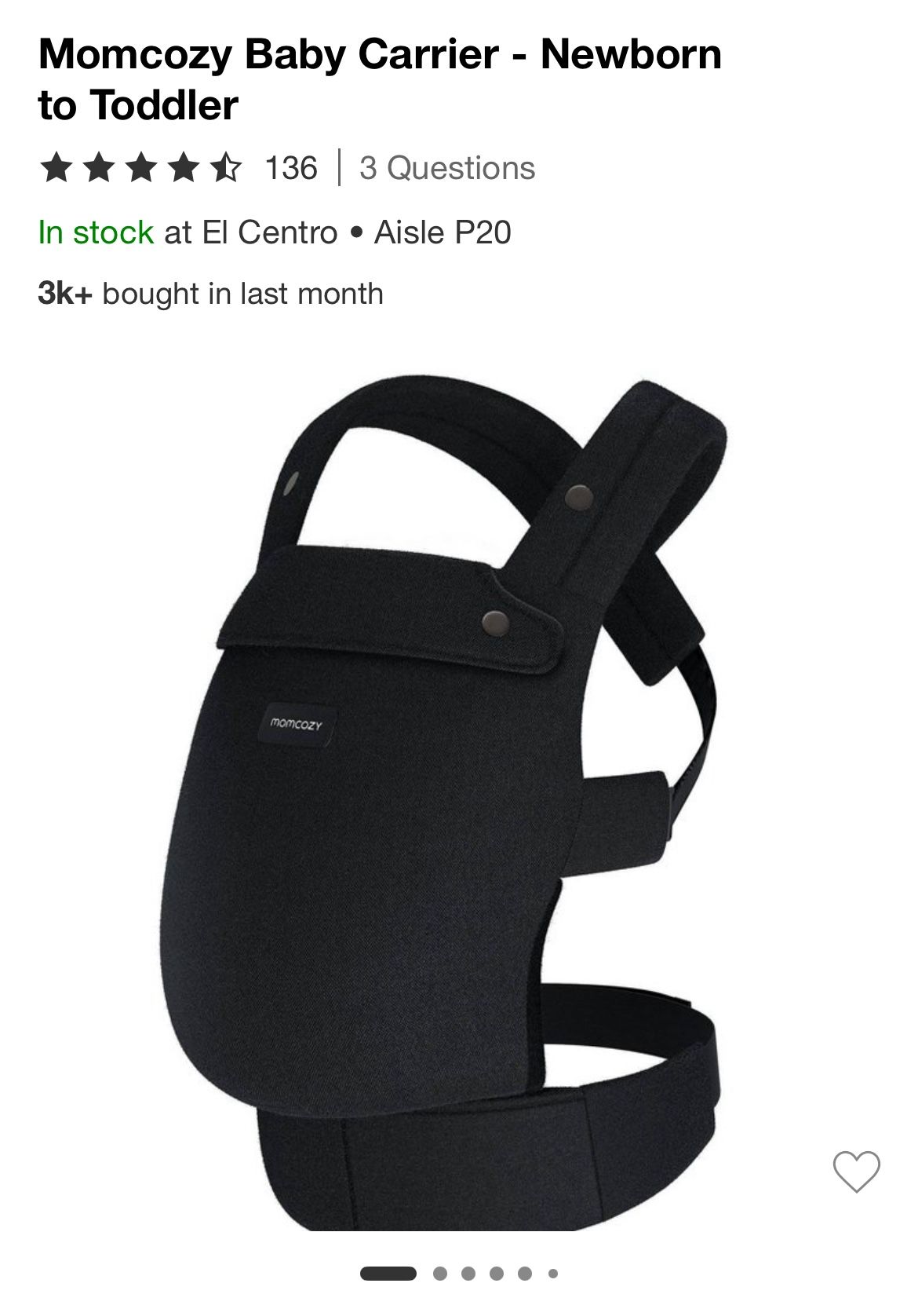 Momcozy Baby Carrier