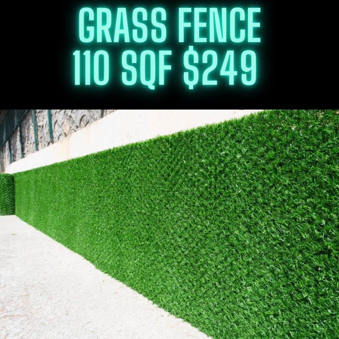 Fence Covering Artificial Grass 110 SQF