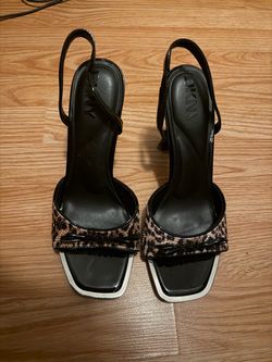 Cheetah print DKNY heels