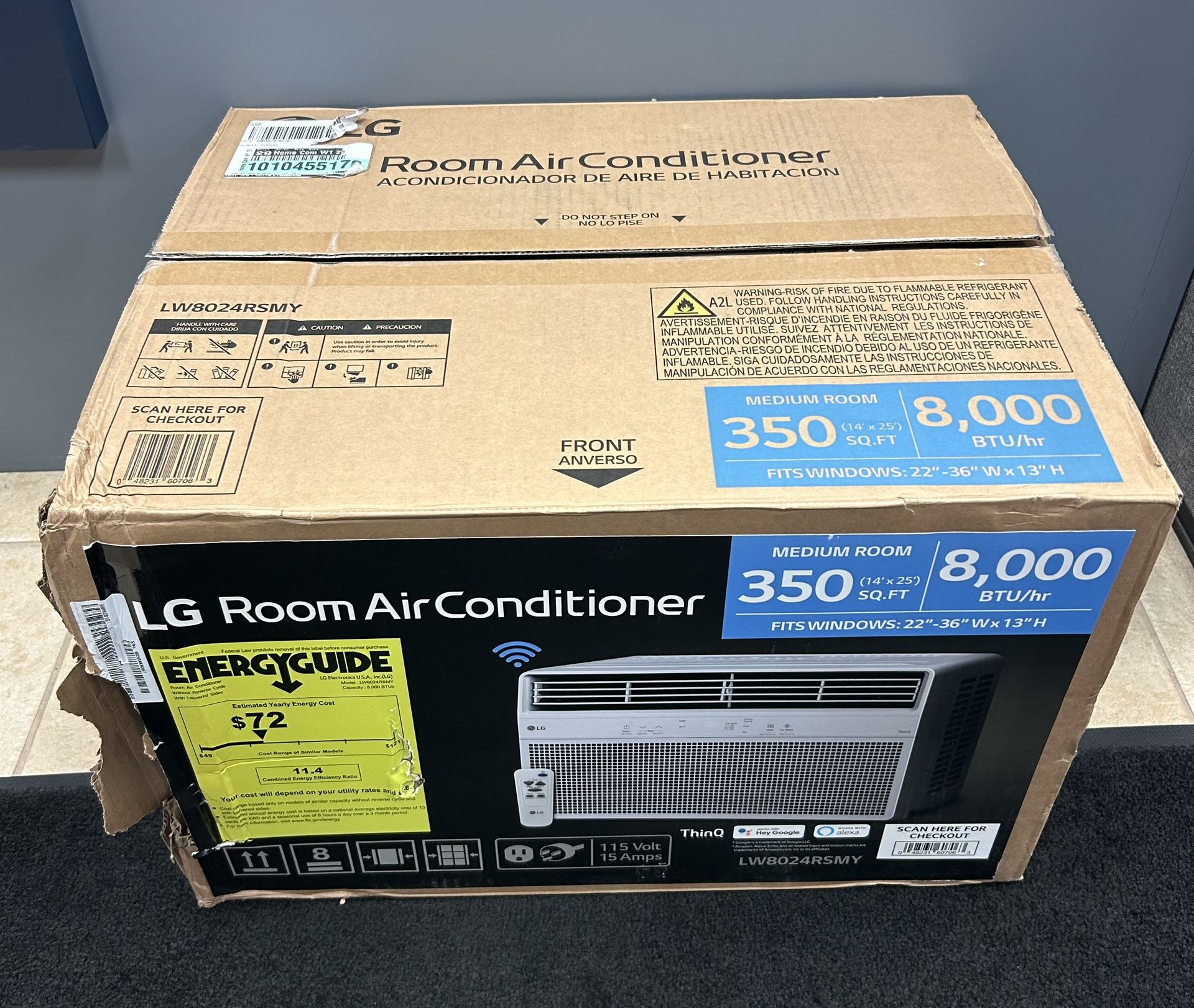 LG 8000BTU Window Air Conditioner *NEW*