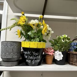 pots and plants