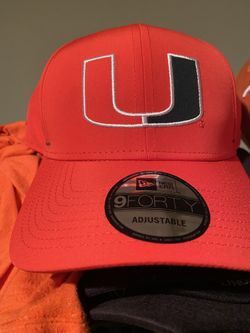 Miami hurricanes adjustable hat