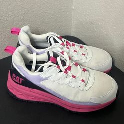 CAT Caterpillar Women's Streamline Runner Carbon Composite Toe Work Shoes size 5