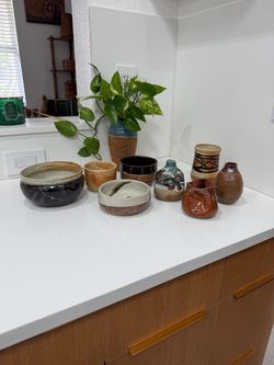 Vintage Studio Pottery Lot of 8