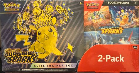 NEW Unopened Pokémon TCG: Scarlet&Violet Surging Sparks Double set