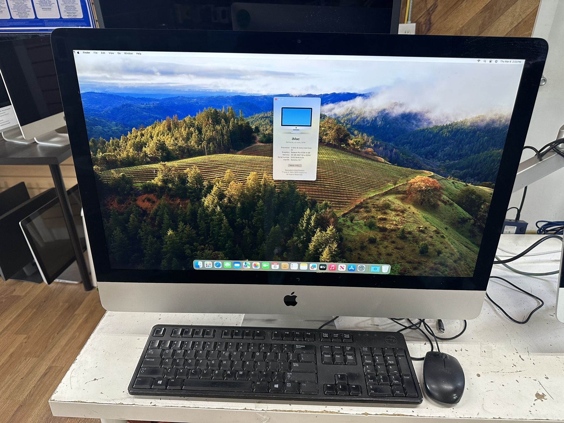 Imac Retina 5K 27 inch 2019 core i5 32GB RAM 1TB SSD - All in one computer