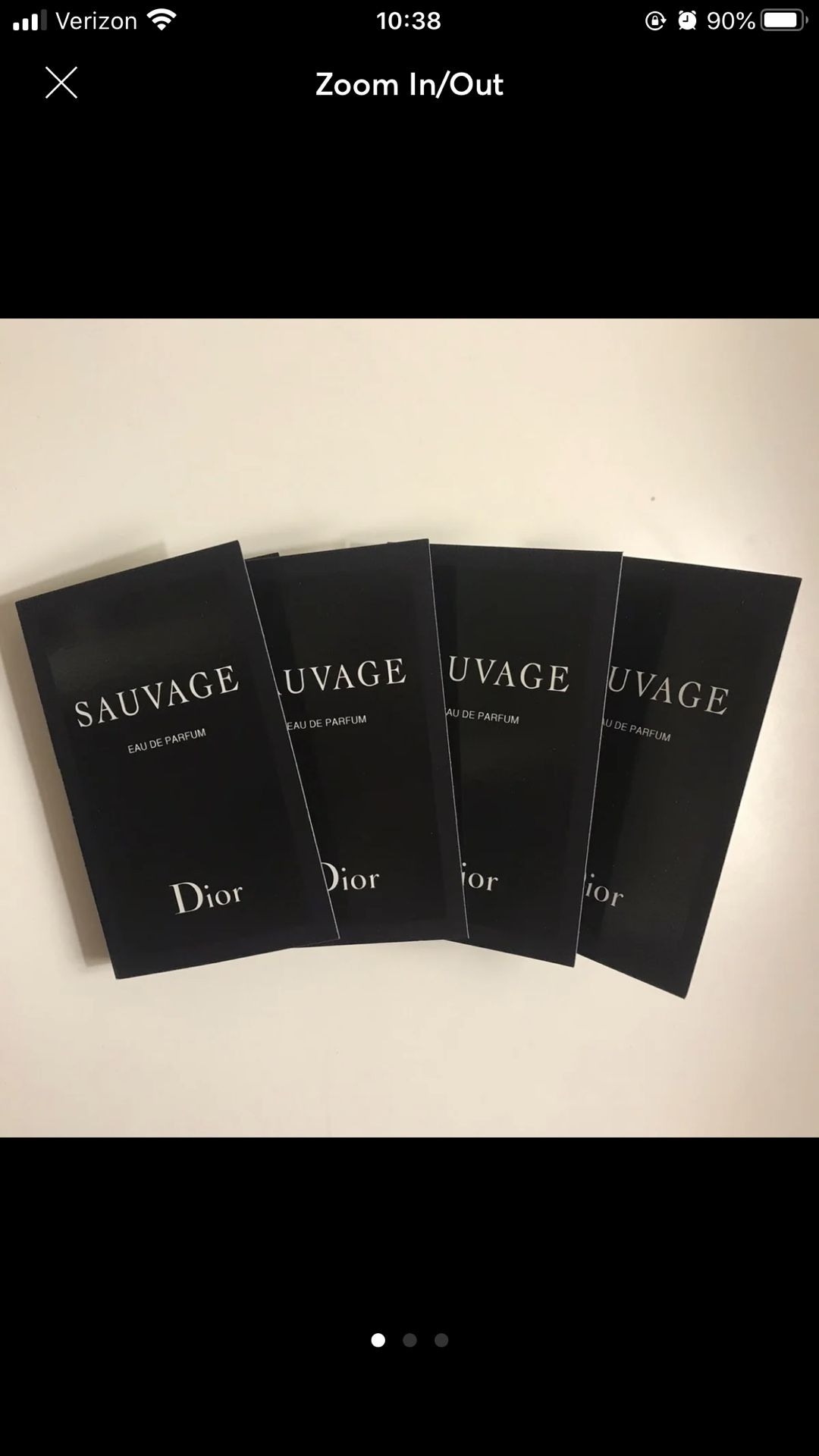 4*Dior Sauvage Eau De Parfum Sample