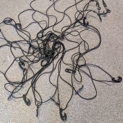 Bungee Cargo Net w/clips + 2 Husky brand ratchet straps (unused no packaging)