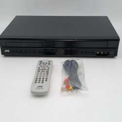JVC ,VCR/DVD Player with Remote And A/V Cable. Works Fine!