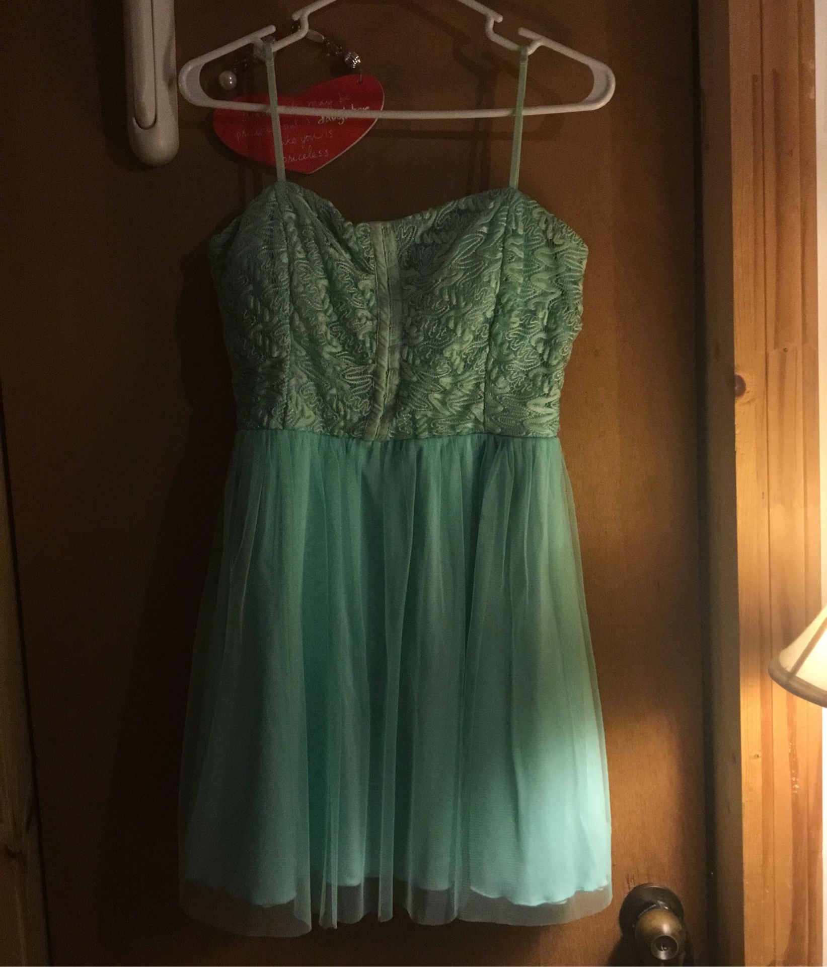 City triangles sea foam formal dress sz 13