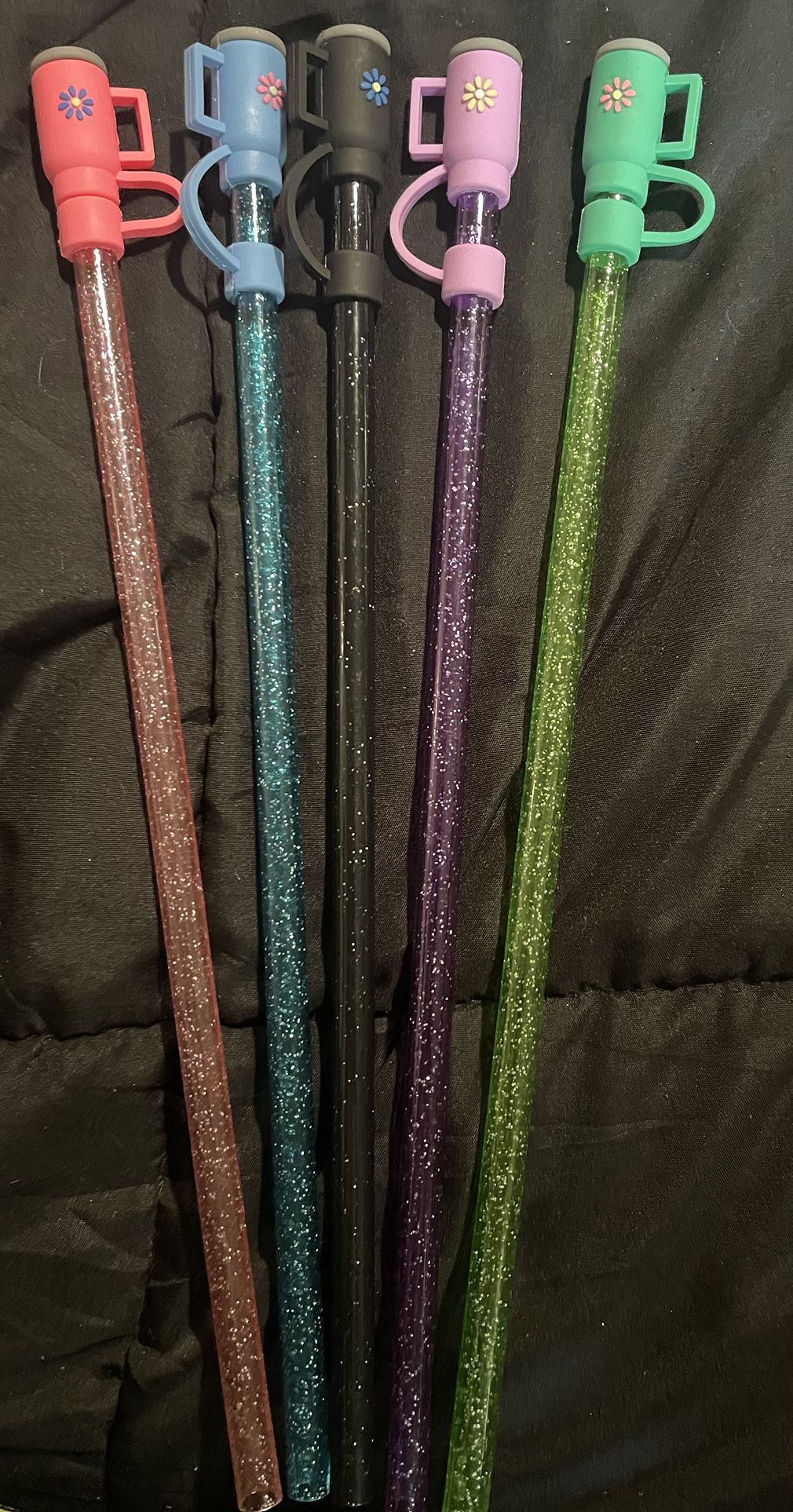 Straws With Caps On 