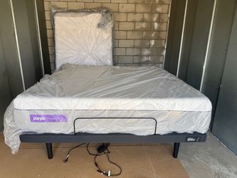 Matress and electrical bed frame  base Cali king size