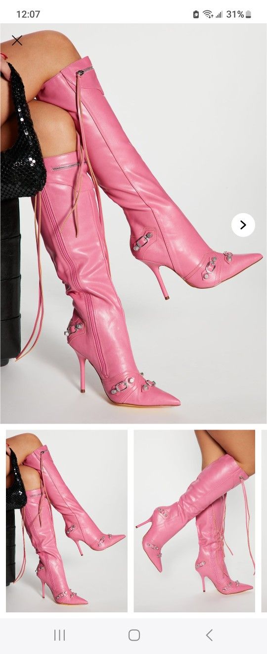 Pink Boots