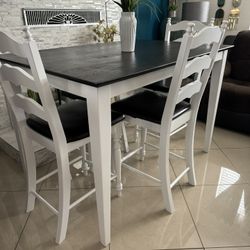 Tall Dining Table Set 