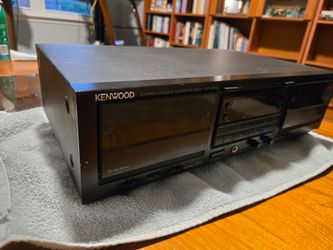 Vintage Kenwood KX-W6020 Stereo Double Cassette Deck - Tested / Works Great