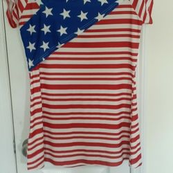 3 Off The Shoulder Patriotic Tunics