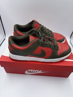 Nike Dunk Low Team Red / Cargo Khaki Size 9.5 – With Box