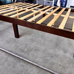 Full Bed Frame $50 & Full Mattress $25