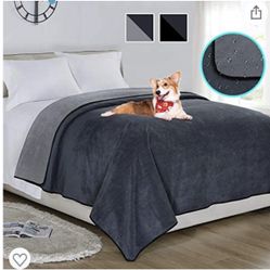 Softan Waterproof 100% Blanket for Baby Adults Dogs Cats Pets,Leak Proof,Pee Proof,3 Layer Protector for Bed,Sofa and Couch,Twin/Loveseat 90"x90",Char