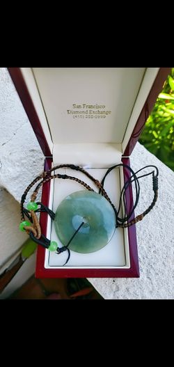 Circle Grade A Jadeite Necklace